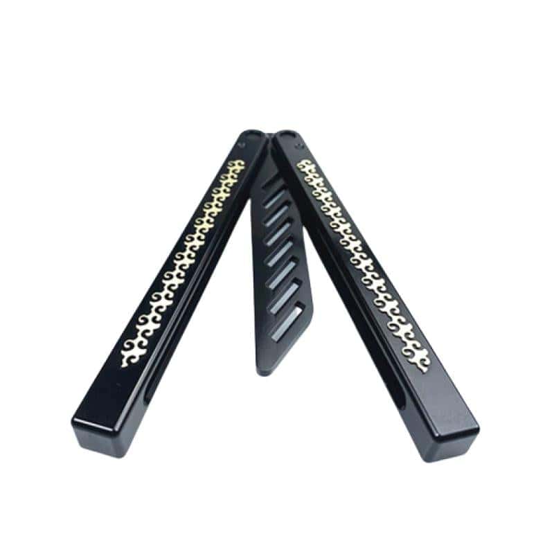 Cuchillo Mariposa Balisong Escuadrón Negro