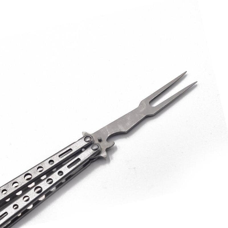 Cuchillo Mariposa Balisong Metal Simple