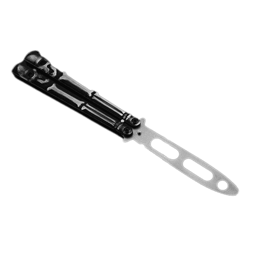 Cuchillo Mariposa Balisong Calavera