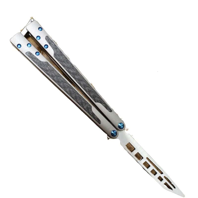 Cuchillo Mariposa Balisong Bear And Son Damascus