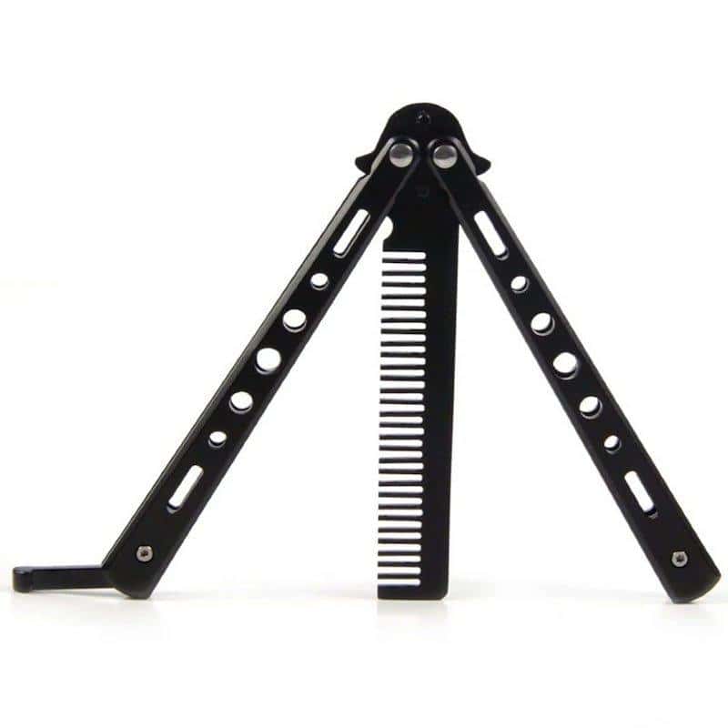 Cuchillo Mariposa Balisong Acero Carbono