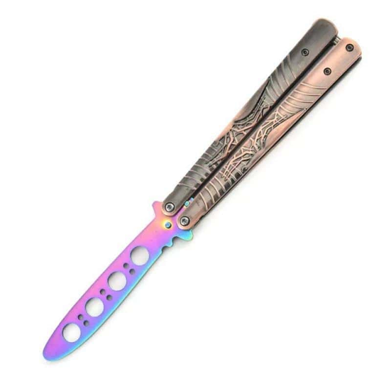 Cuchillo Mariposa Balisong Dibujo