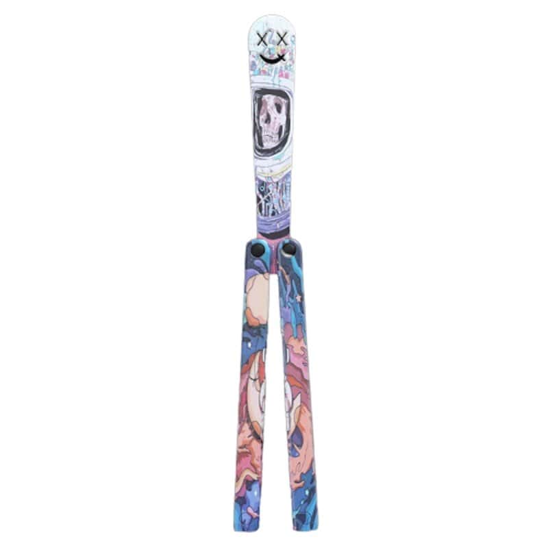Cuchillo Mariposa Balisong De Plástico