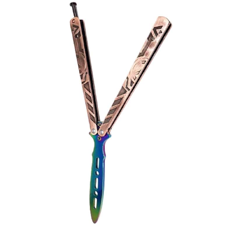 Cuchillo Mariposa Balisong Multicolor