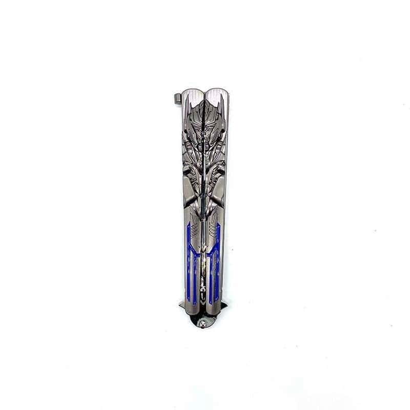 Cuchillo Mariposa Balisong Pro Manija Azul