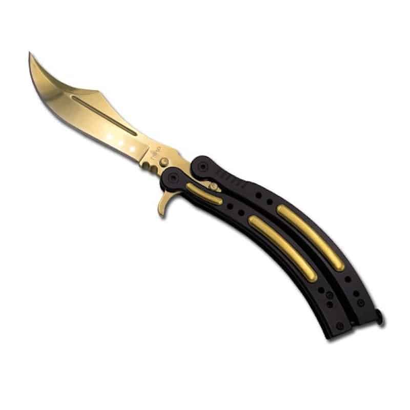 Cuchillo Mariposa Balisong Diente De Tigre