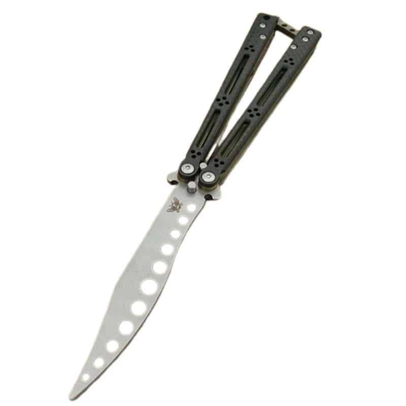 Cuchillo Mariposa Balisong Verdadera Hoja