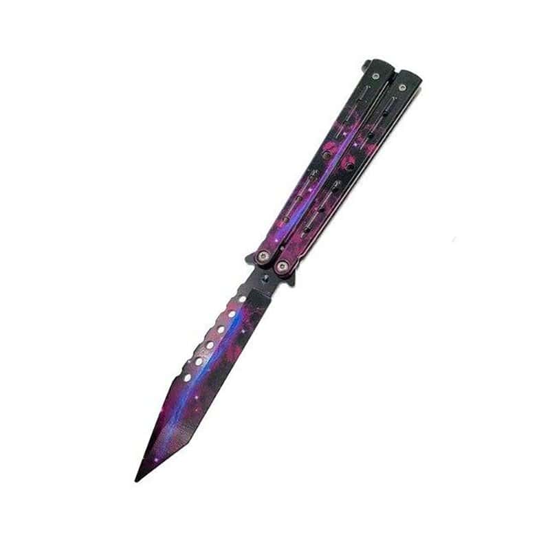 Cuchillo Mariposa Balisong Galaxia