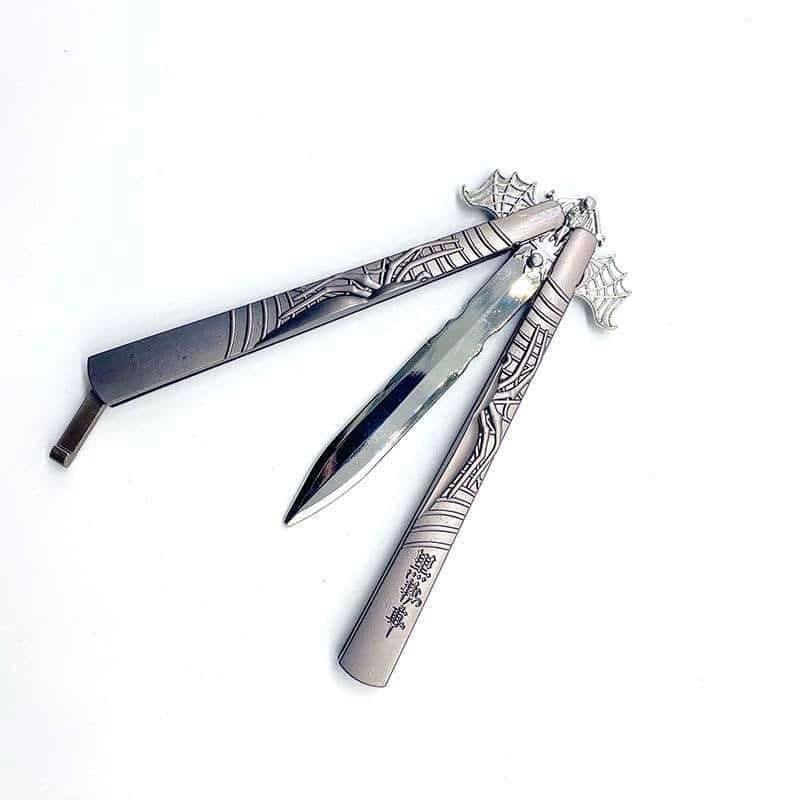 Cuchillo Mariposa Balisong Gris
